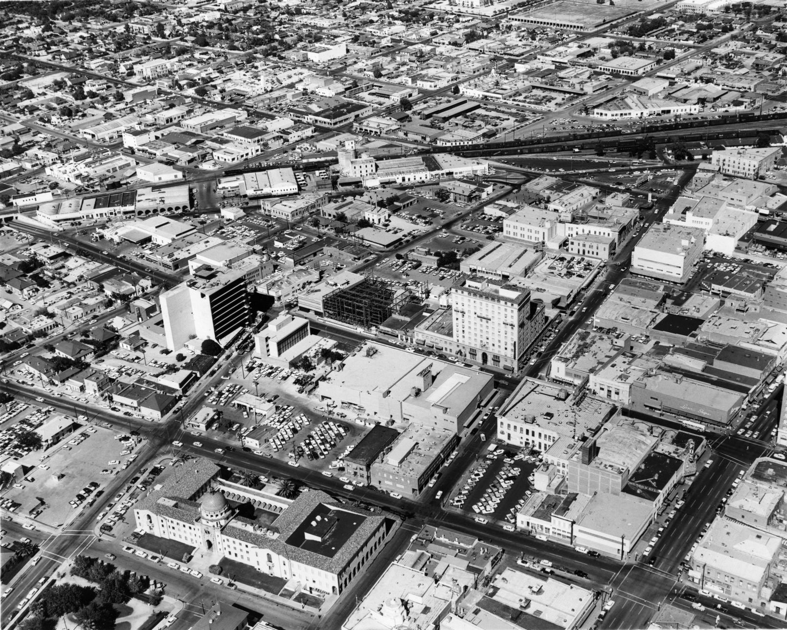 Historic archive aerial photos of Tucson